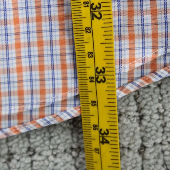 Brook Brothers Shirt Mens 2XL Multicolor Plaid Short Sleeve Button Down Collared - Picture 9 of 9